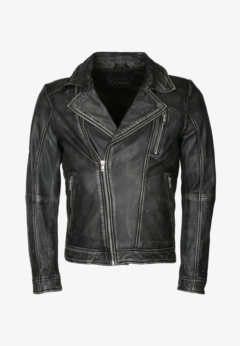 JCCIM BIKERSTIL - Lederjacke