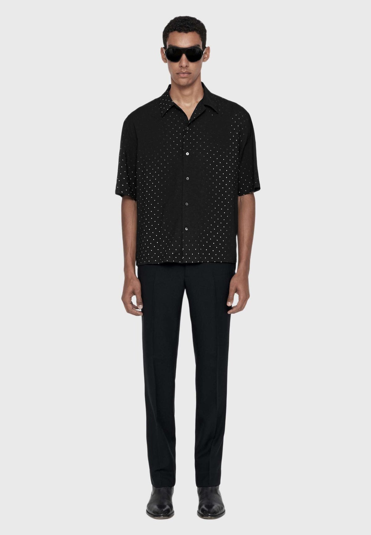 AllSaintsFADE POLKA SS SHIRT - Hemd