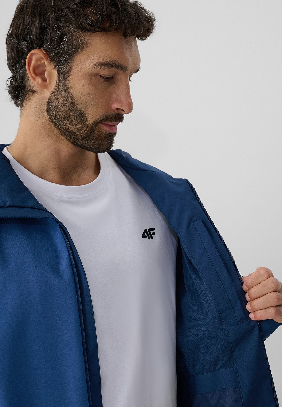 4F4F KURTKA PRZEJŚCIOWA MEMBRANA 5000 MĘSKA - Outdoor-Jacke