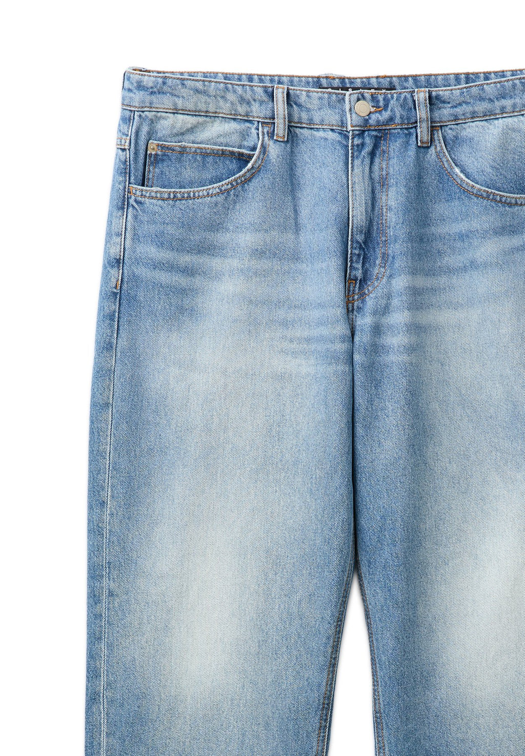 Sisley5-POCKET DENIM, STRAIGHT LEG, REGULAR WAIST, VINTAGE WASH.. - Jeans Straight Leg
