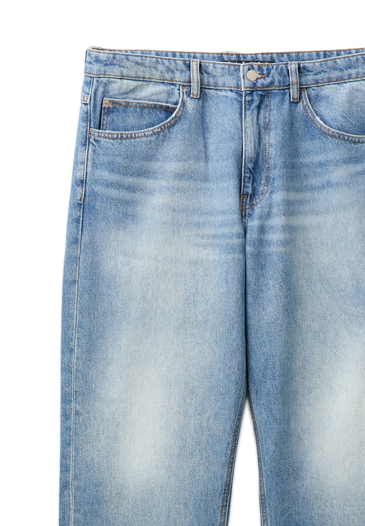 Sisley5-POCKET DENIM, STRAIGHT LEG, REGULAR WAIST, VINTAGE WASH.. - Jeans Straight Leg