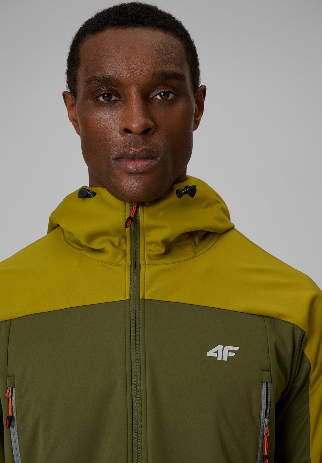 4F4F KURTKA SOFTSHELL WIATROODPORNA MEMBRANA 8000 MĘSKA - Softshelljacke