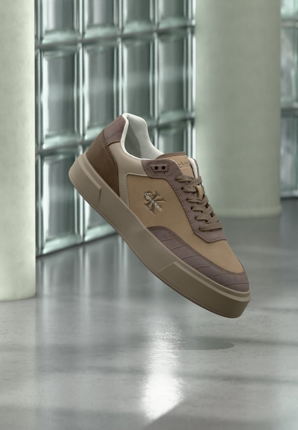 Calvin KleinPRIME CUPSOLE LACEUP CROC - Sneaker low
