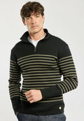 Armor luxHERITAGE STRIPED PULLOVER - Strickpullover