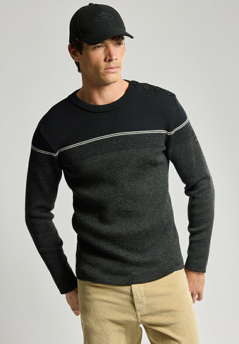 Armor lux2COLORS MARINE PULLOVER - Strickpullover