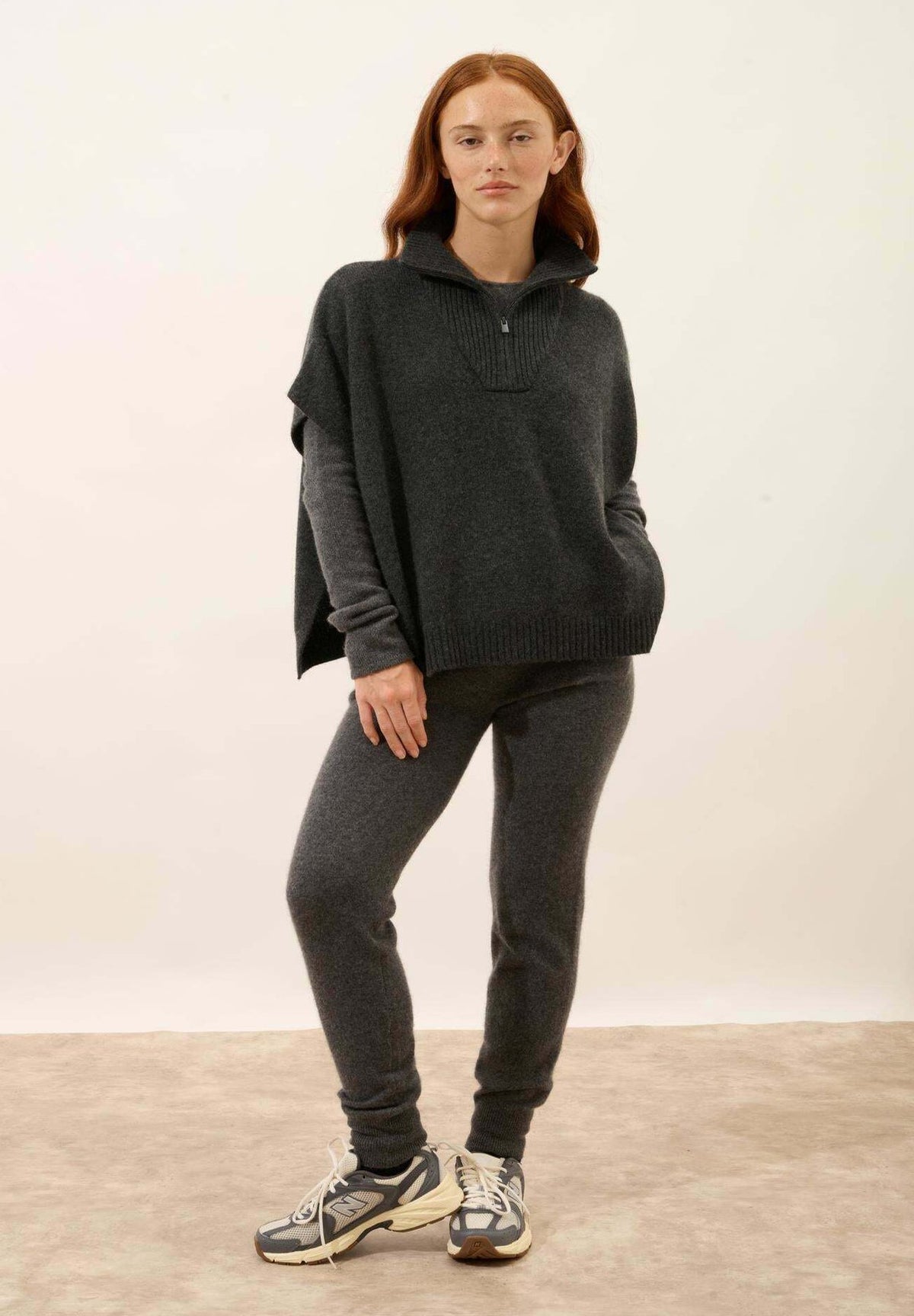 Just CashmereVIVIENNE TRUCKER COLLAR - T-Shirt basic