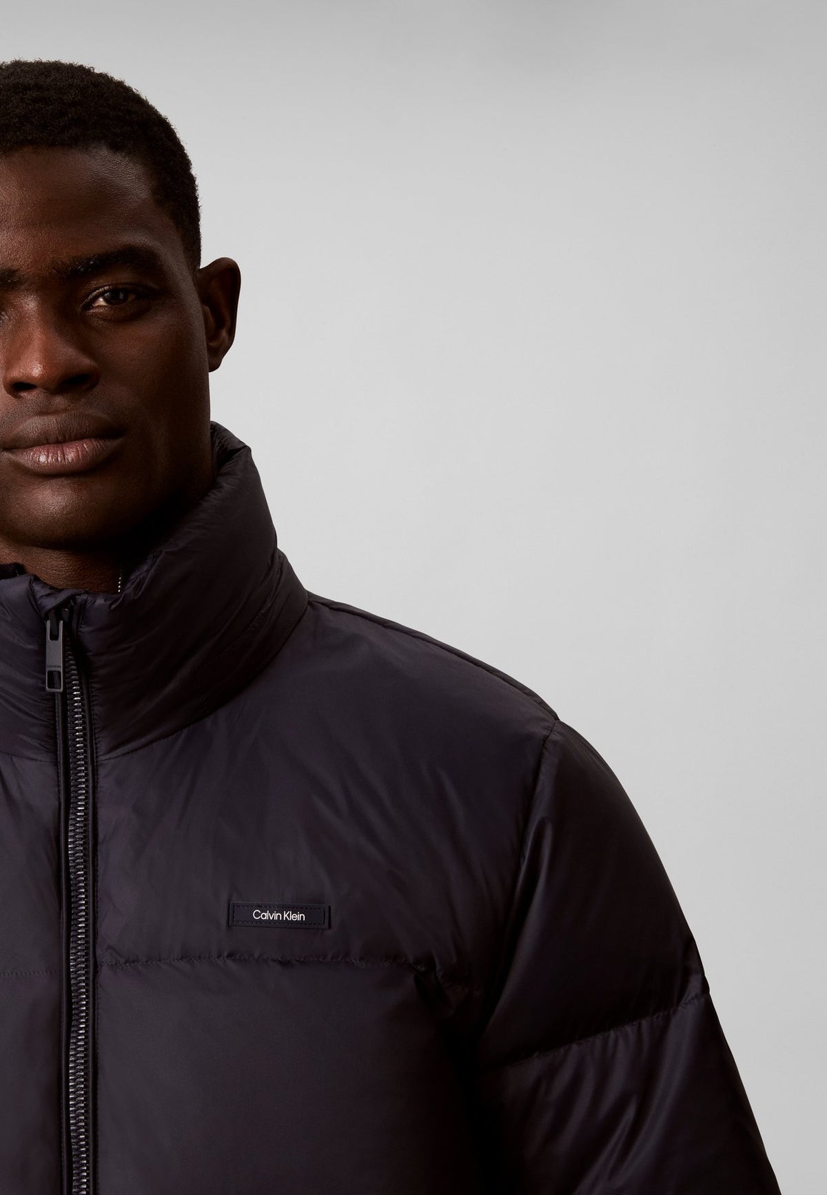 Calvin KleinREMOVABLE HOOD LOGO PUFFER JACKET - Daunenjacke