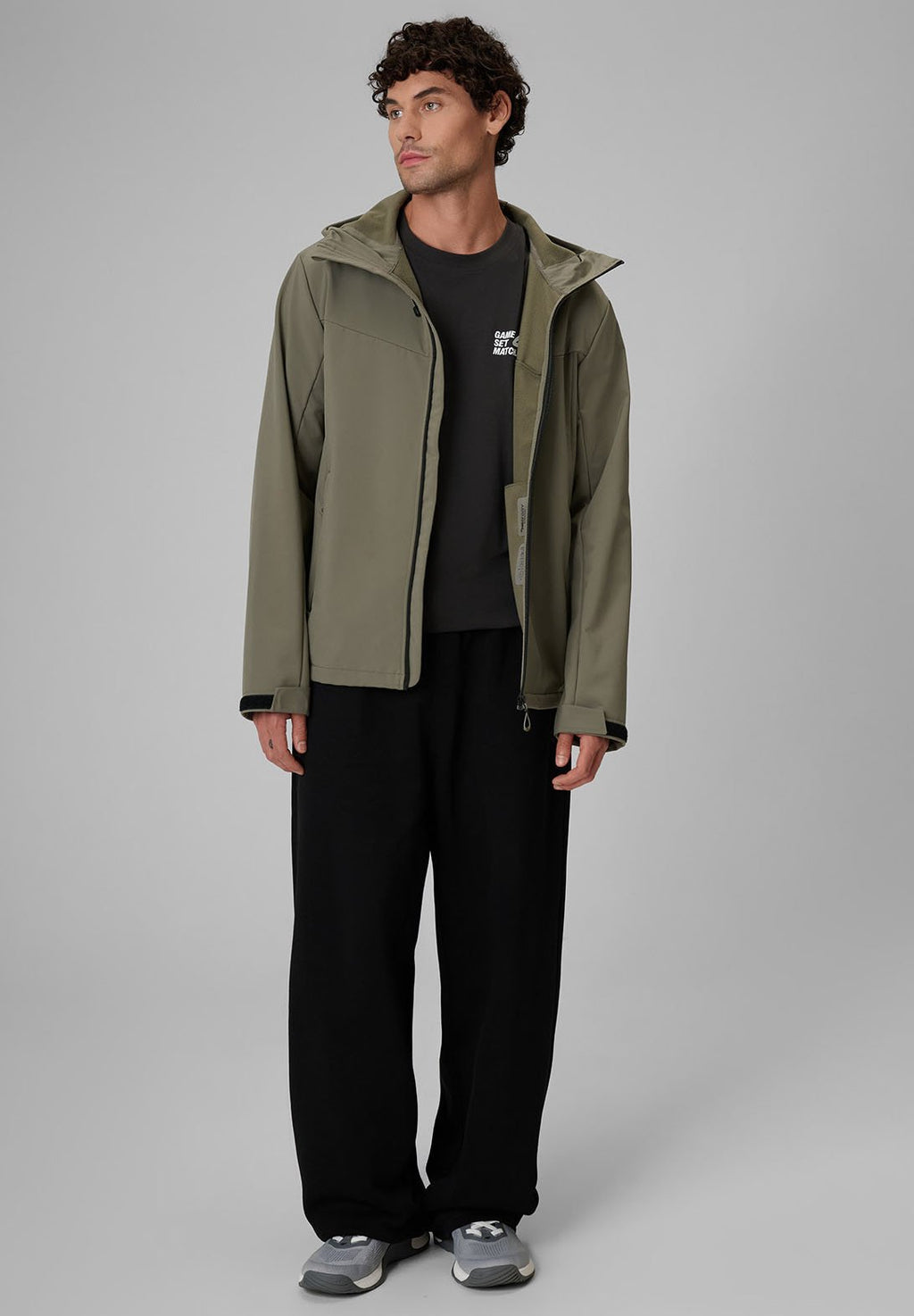 4F4F KURTKA SOFTSHELL WIATROODPORNA MEMBRANA 8000 MĘSKA - Softshelljacke