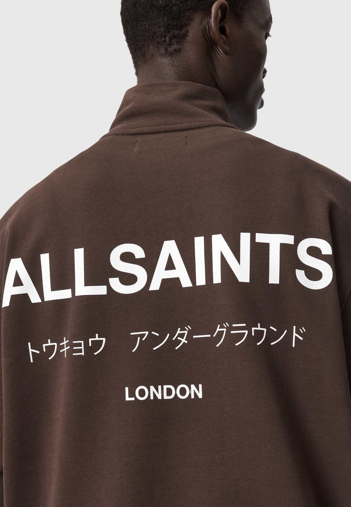 AllSaintsUNDERGROUND HALF ZIP - Sweatshirt