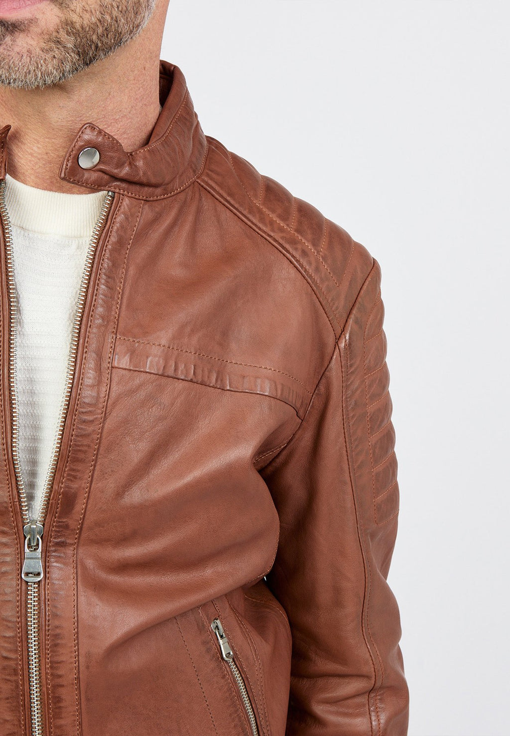 JCCMIT HANDYTASCHE - Lederjacke