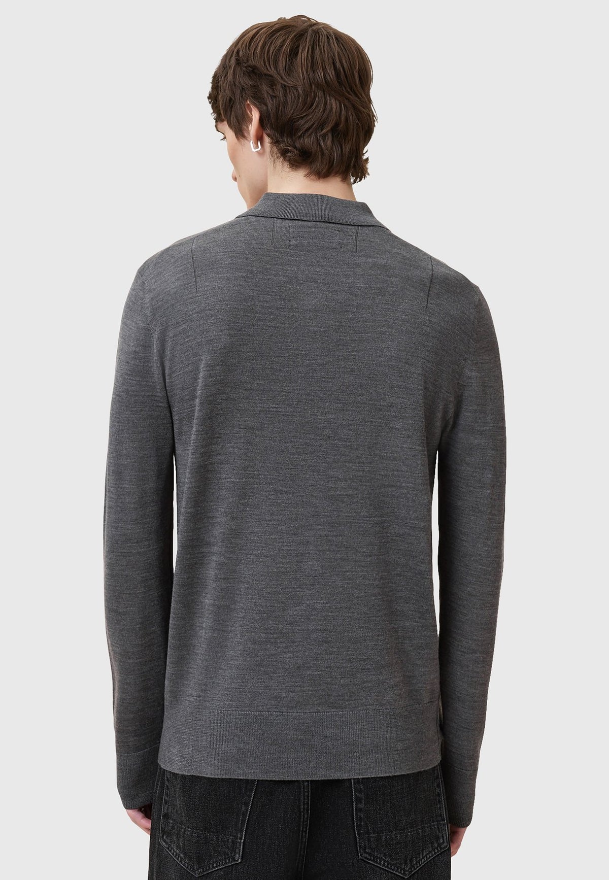 AllSaintsMODE MERINO LS POLO - Strickpullover