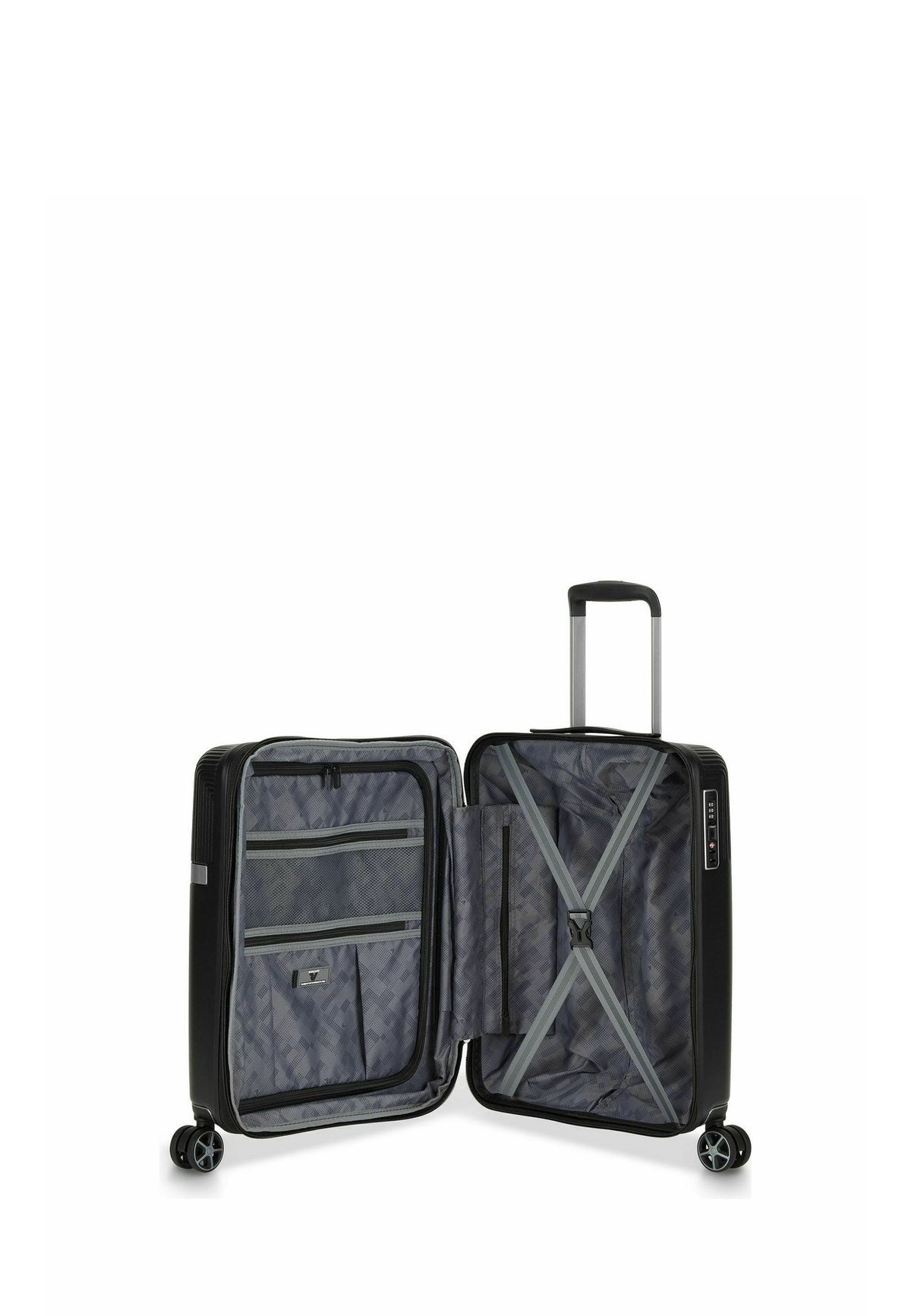 RV RoncatoAIRGLAM 2.0 4 ROLLEN KABINENTROLLEY 55 CM MIT DEHNFALTE UNISEX - Trolley