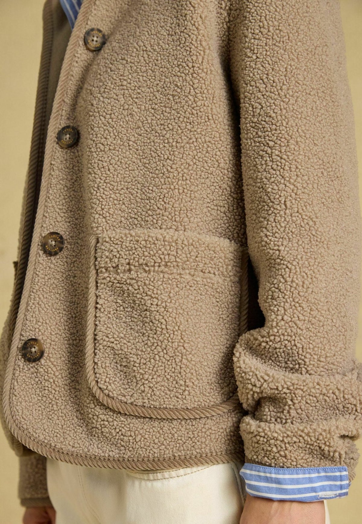 Tom JouleSADIE BUTTON THROUGH FLEECE JACKET - Fleecejacke