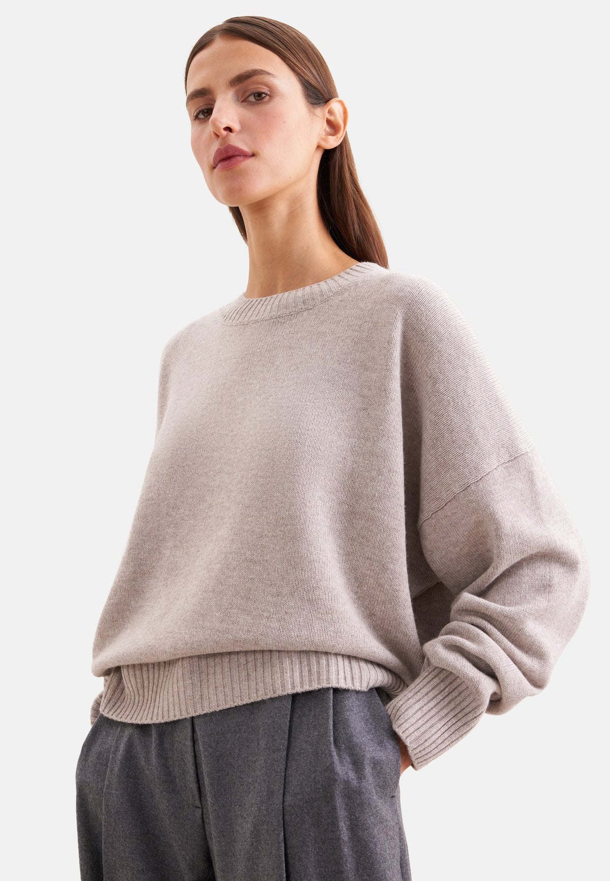 SeidenstickerOVERSIZED - - Strickpullover