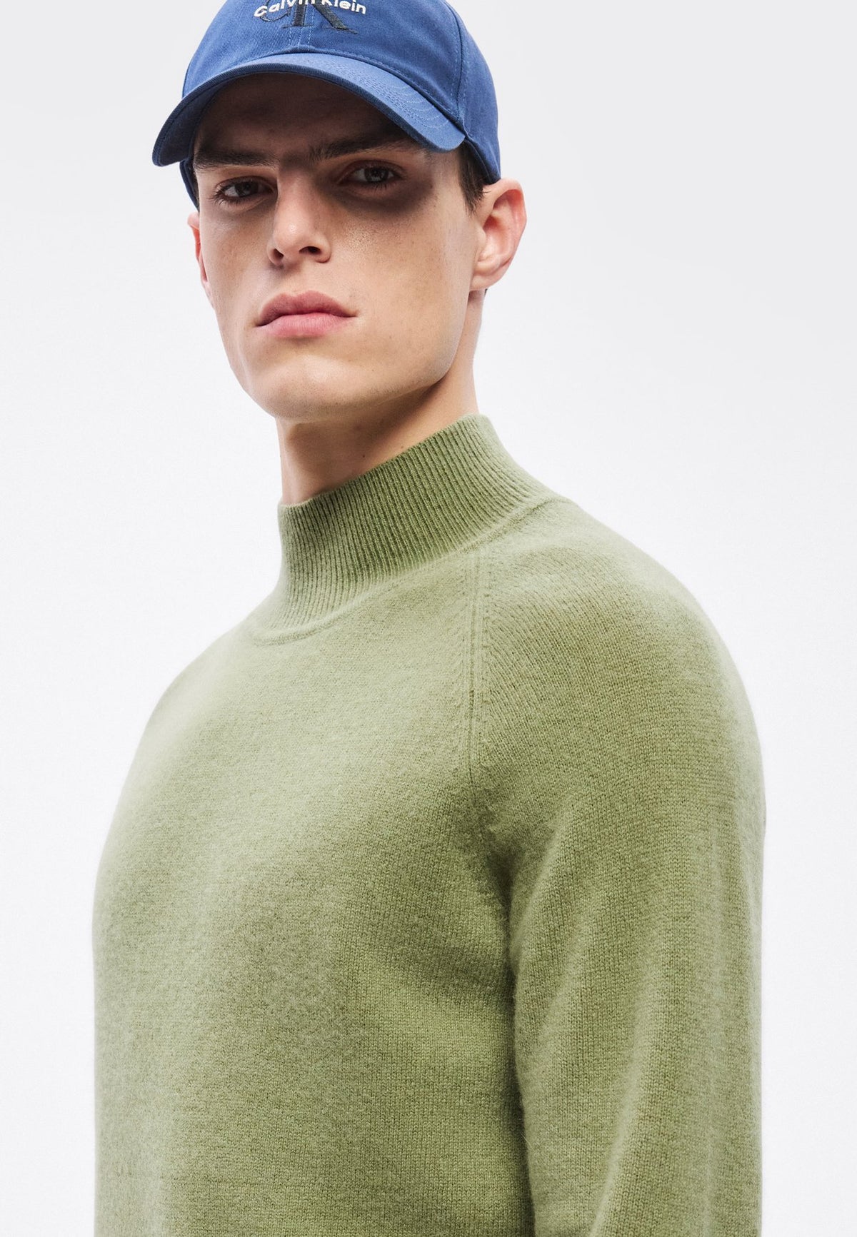 Calvin KleinCOZY HIGH MOCKNECK - Strickpullover