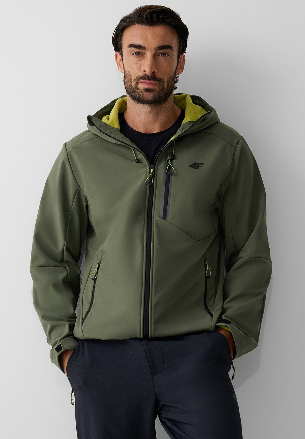 4FKURTKA SOFTSHELL WIATROODPORNA MEMBRANA 8000 MĘSKA - Softshelljacke