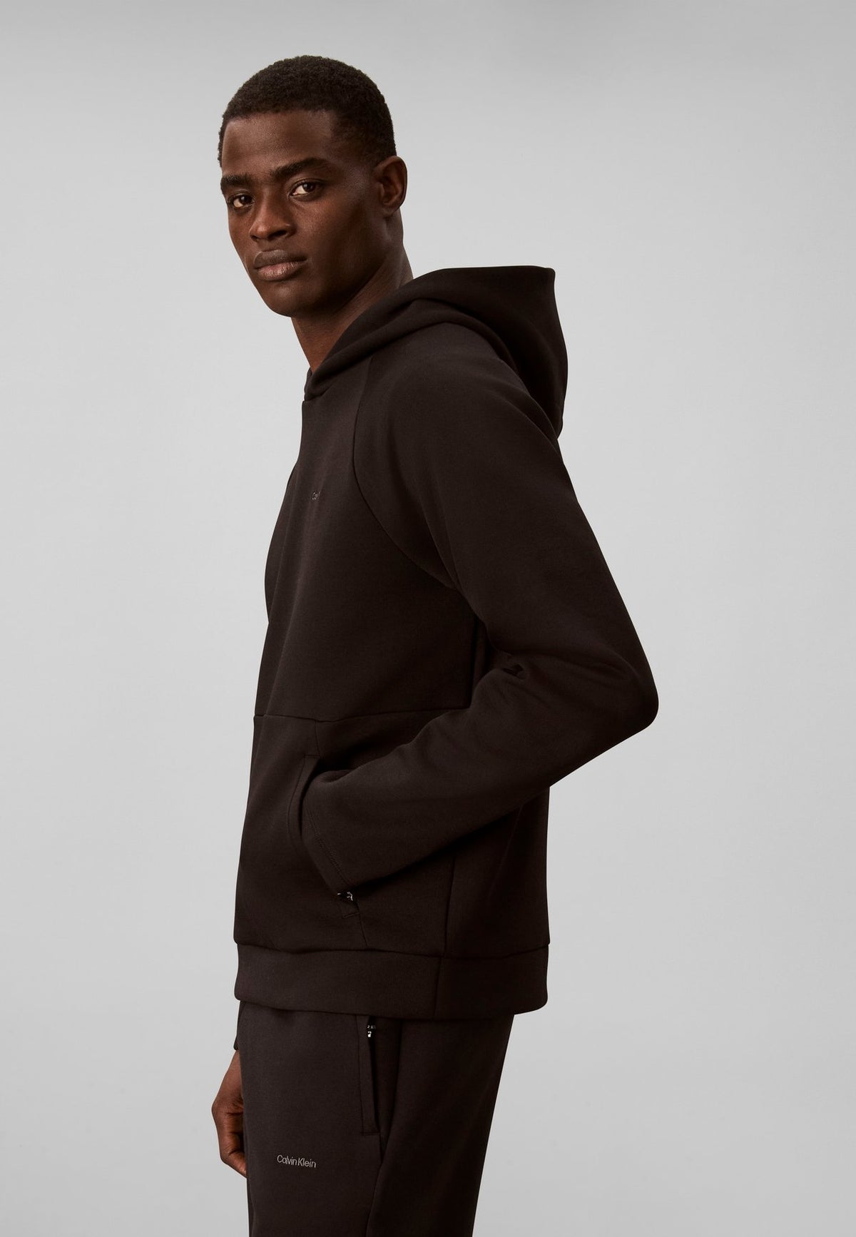 Calvin KleinPERFORMANCE DOUBLE-KNIT HOODIE - Kapuzenpullover