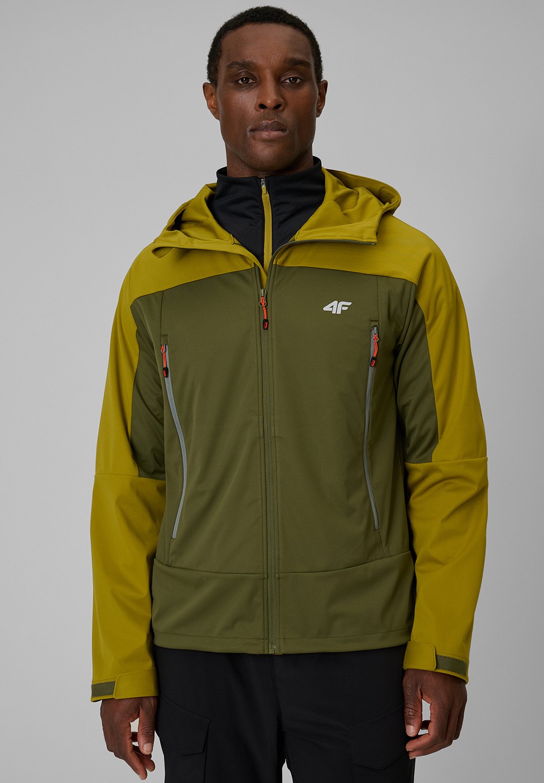 4F4F KURTKA SOFTSHELL WIATROODPORNA MEMBRANA 8000 MĘSKA - Softshelljacke