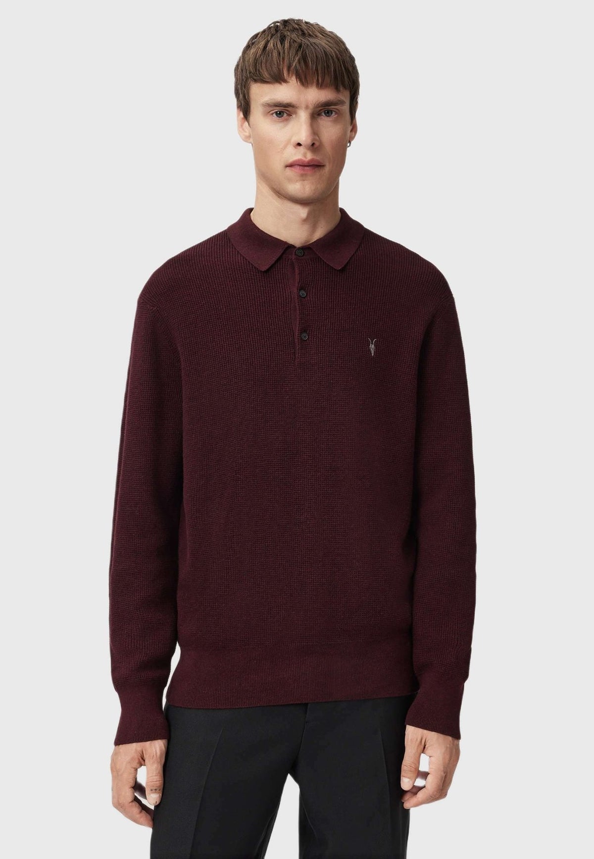 AllSaintsASPEN LS POLO. - Langarmshirt