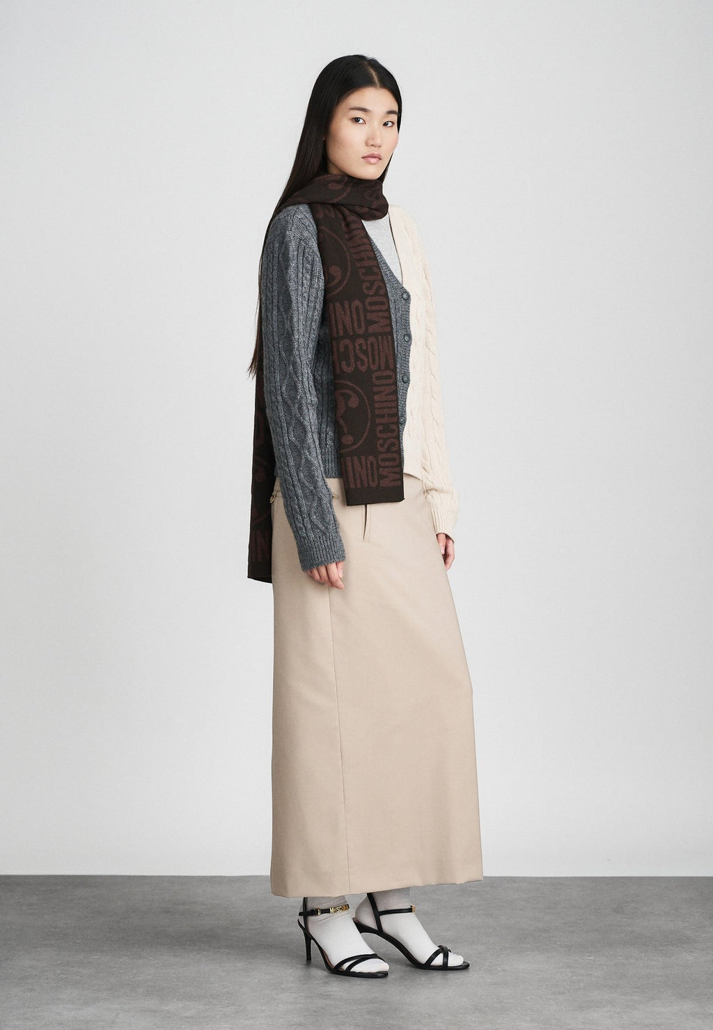 MOSCHINOLOGO SCARF - Schal