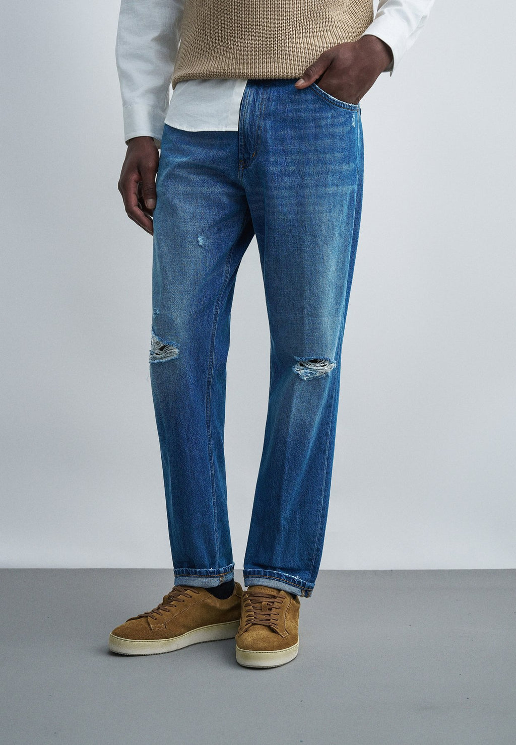 DondupPOCKETS PACO CROSS - Jeans Straight Leg