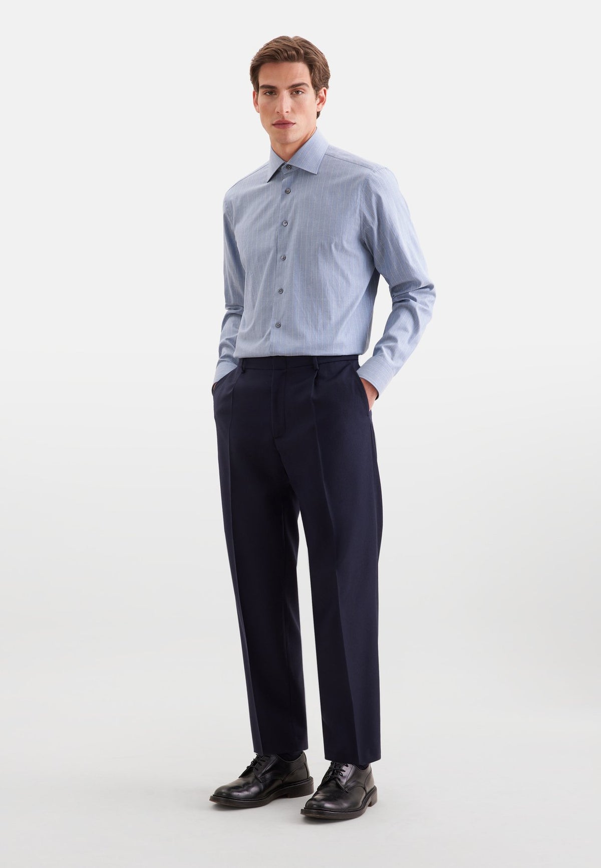 SeidenstickerREGULAR - CHAMBRAY - Hemd