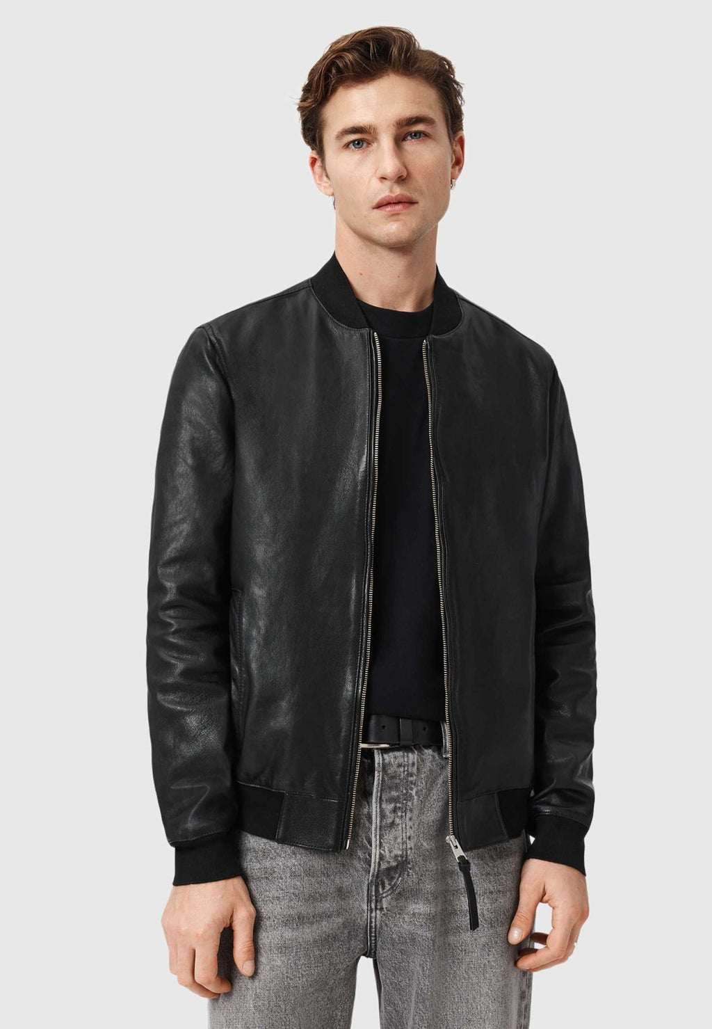 AllSaintsMORTEN - Lederjacke