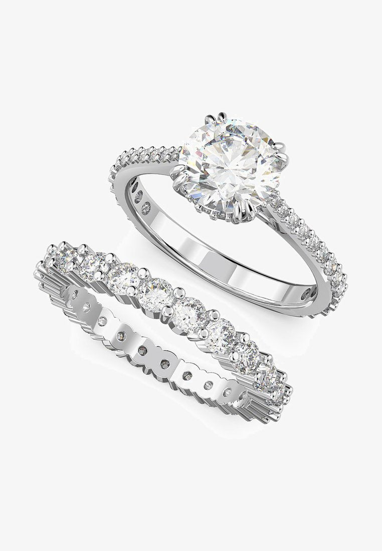 SwarovskiSTILLA ROUND CUT 2 PACK - Ring