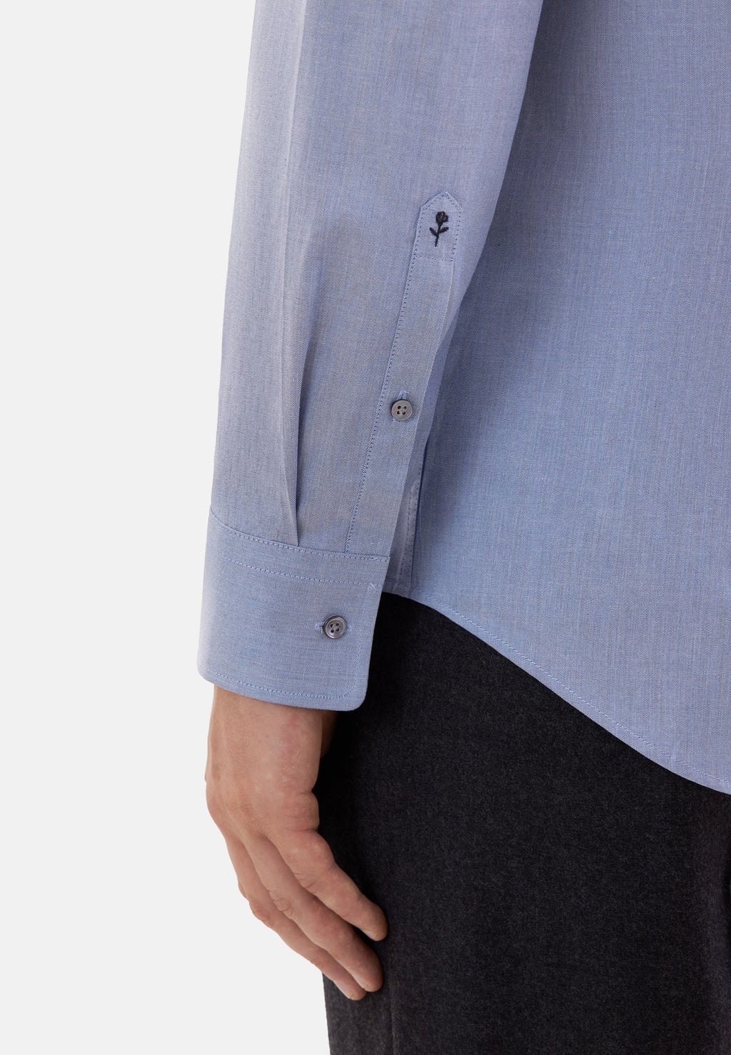 SeidenstickerSLIM - CHAMBRAY - Businesshemd