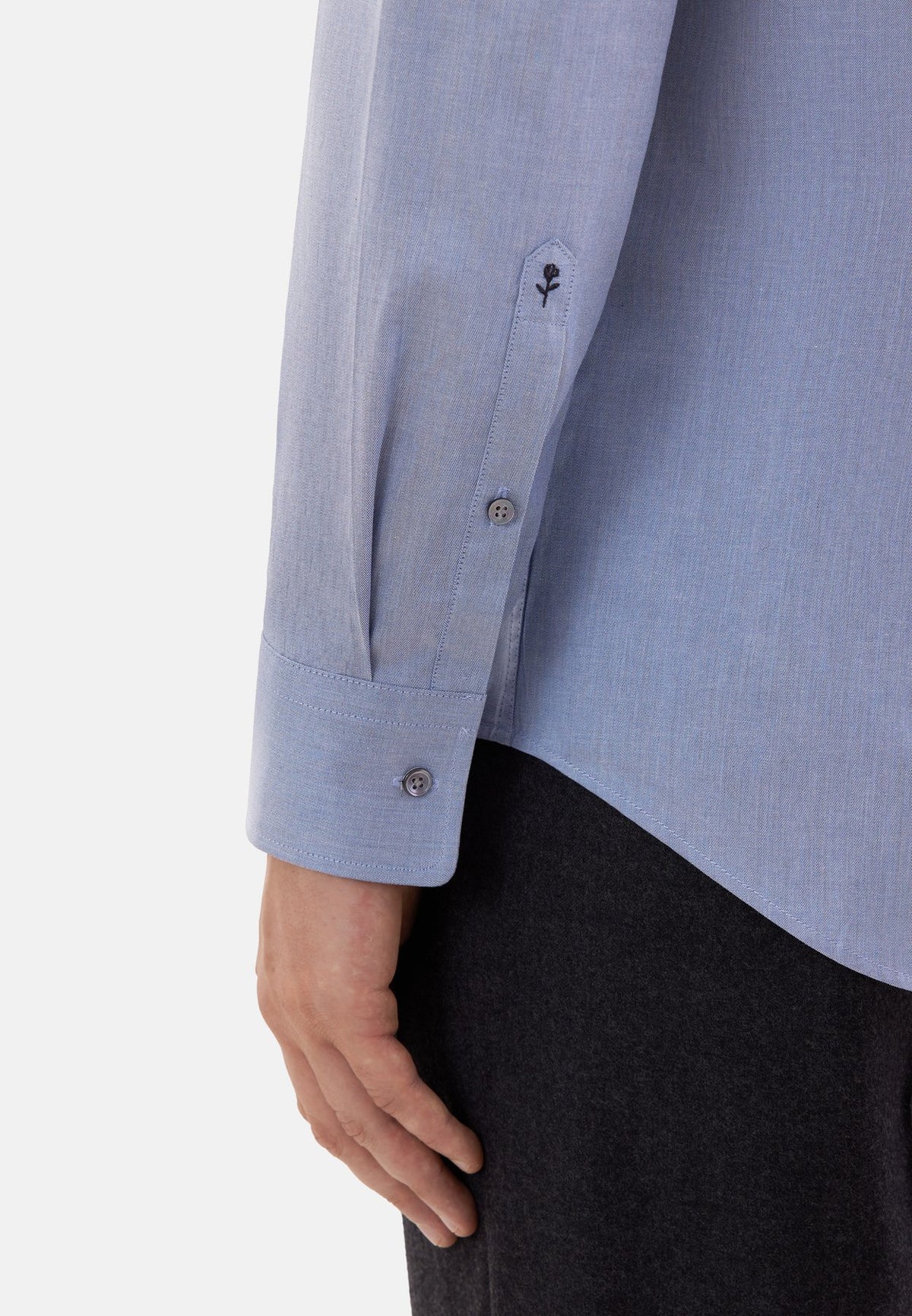 SeidenstickerSLIM - CHAMBRAY - Businesshemd