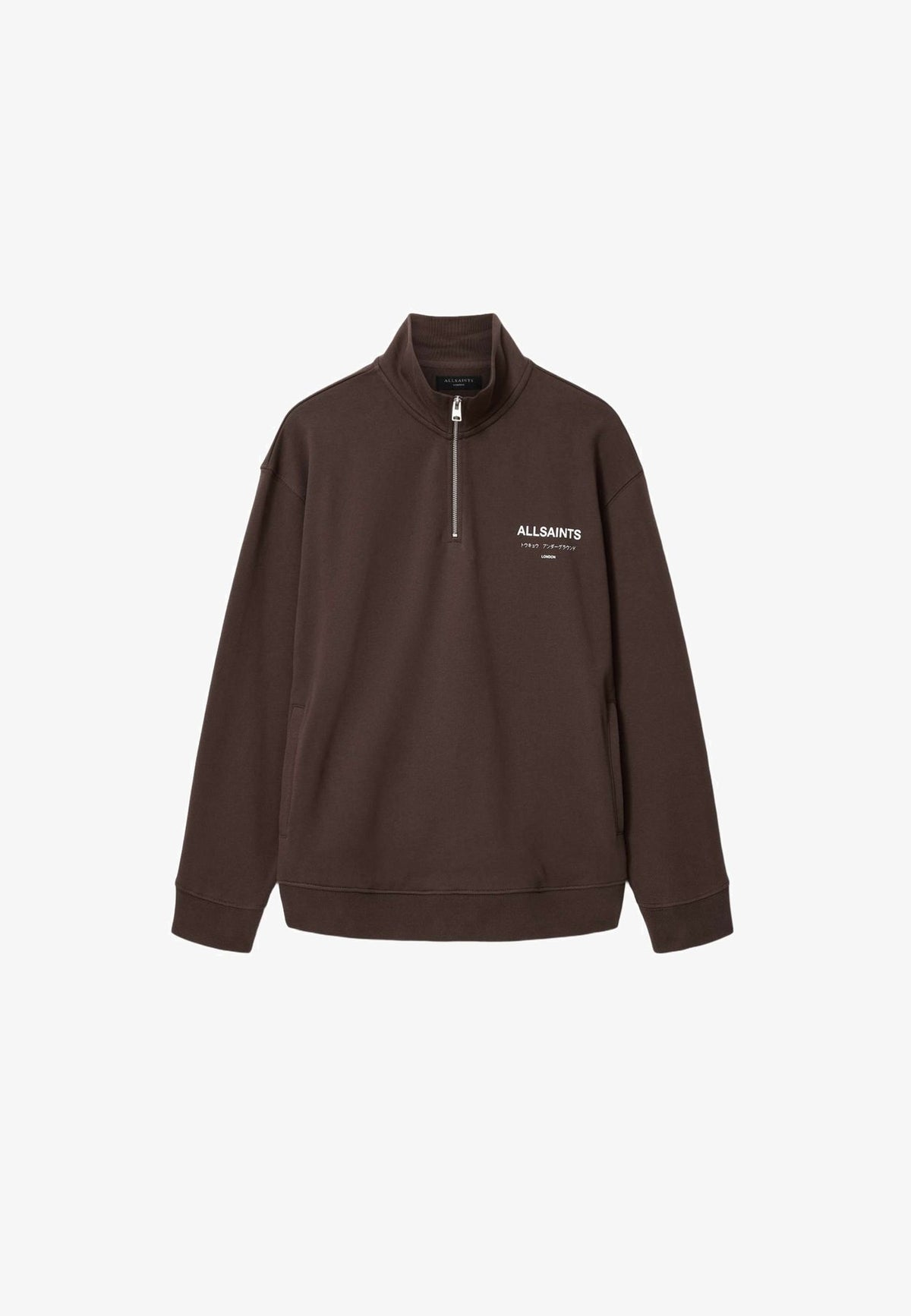 AllSaintsUNDERGROUND HALF ZIP - Sweatshirt