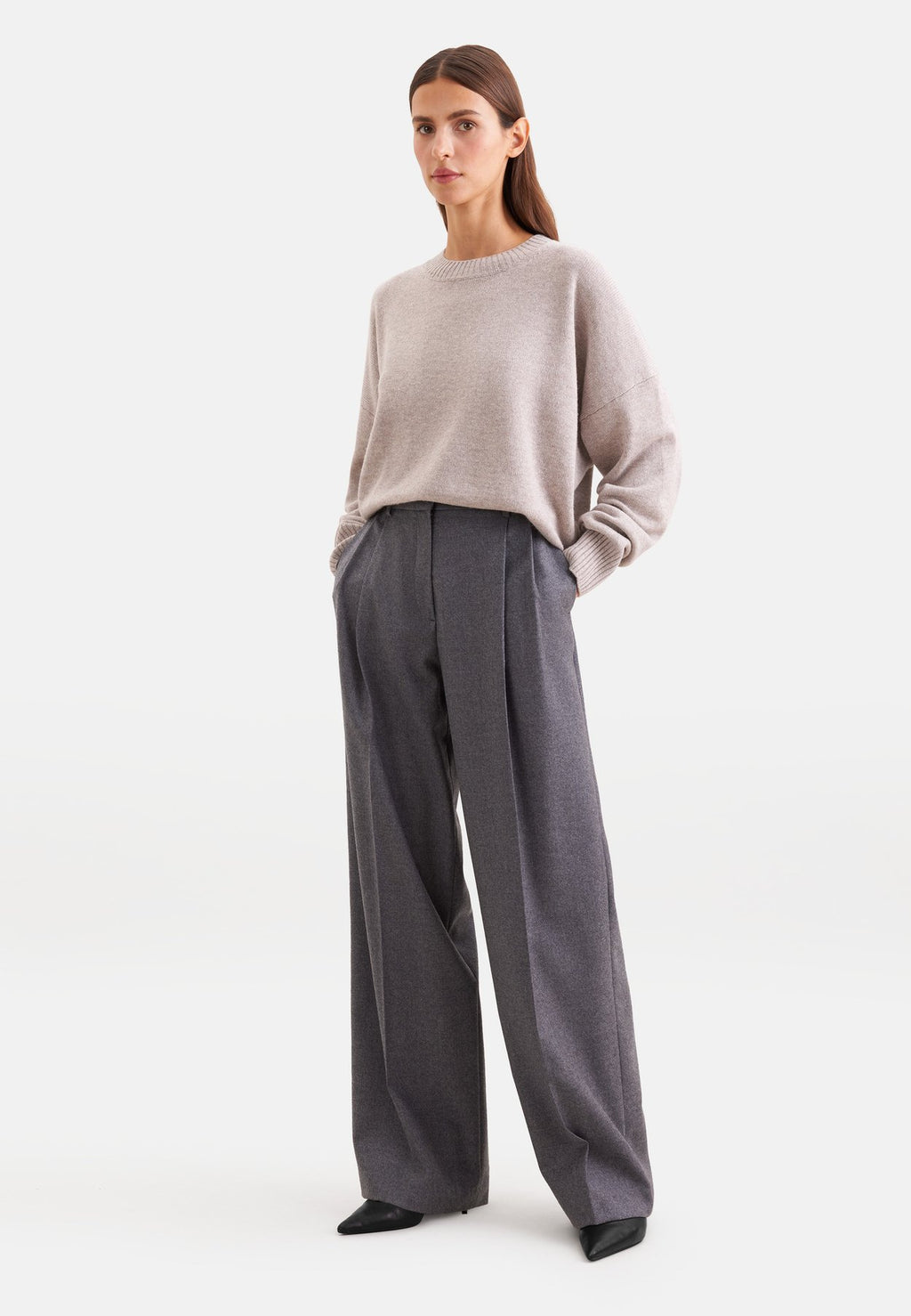 SeidenstickerOVERSIZED - - Strickpullover