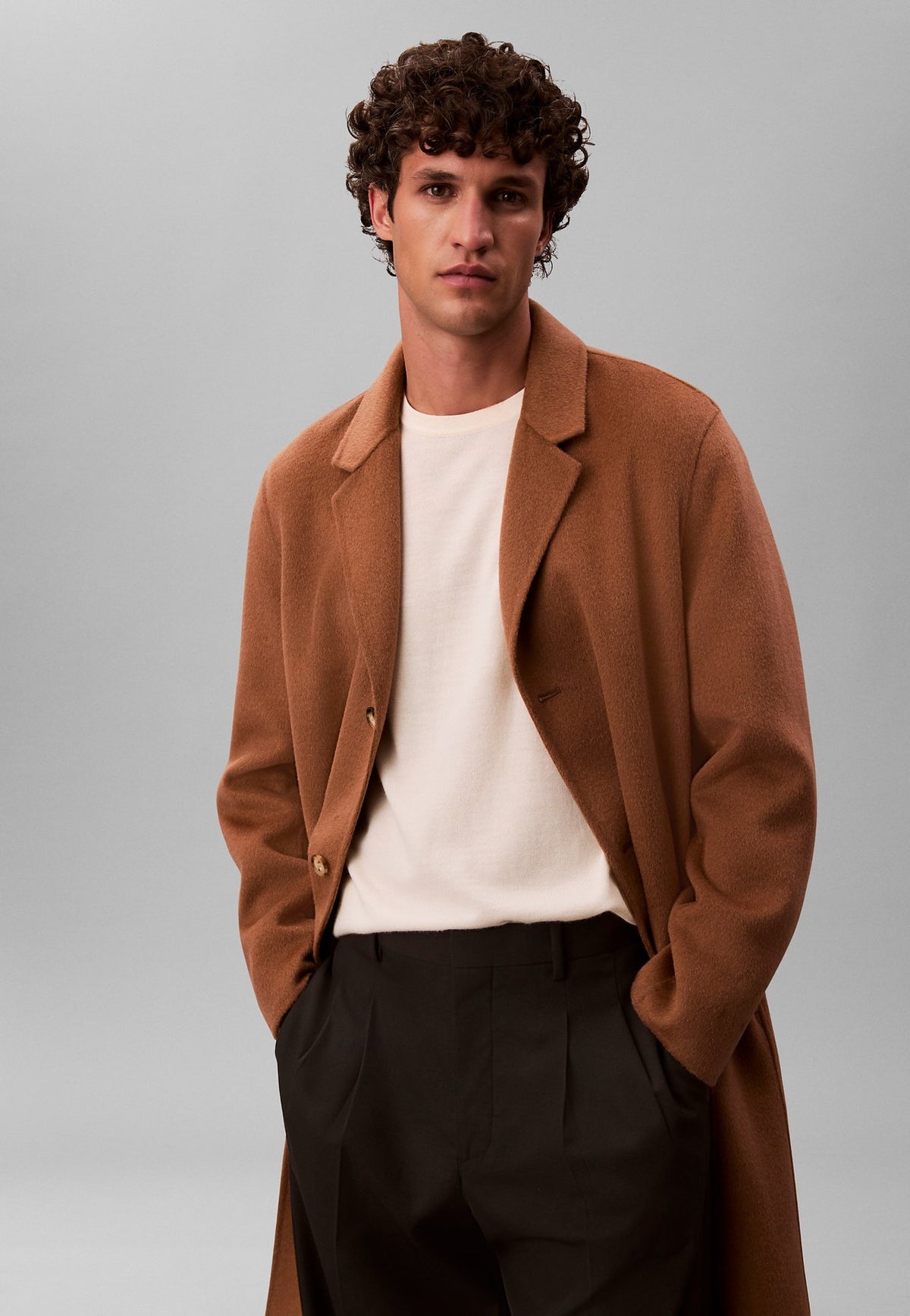 Calvin KleinRELAXED DOUBLE FACE - Klassischer Mantel