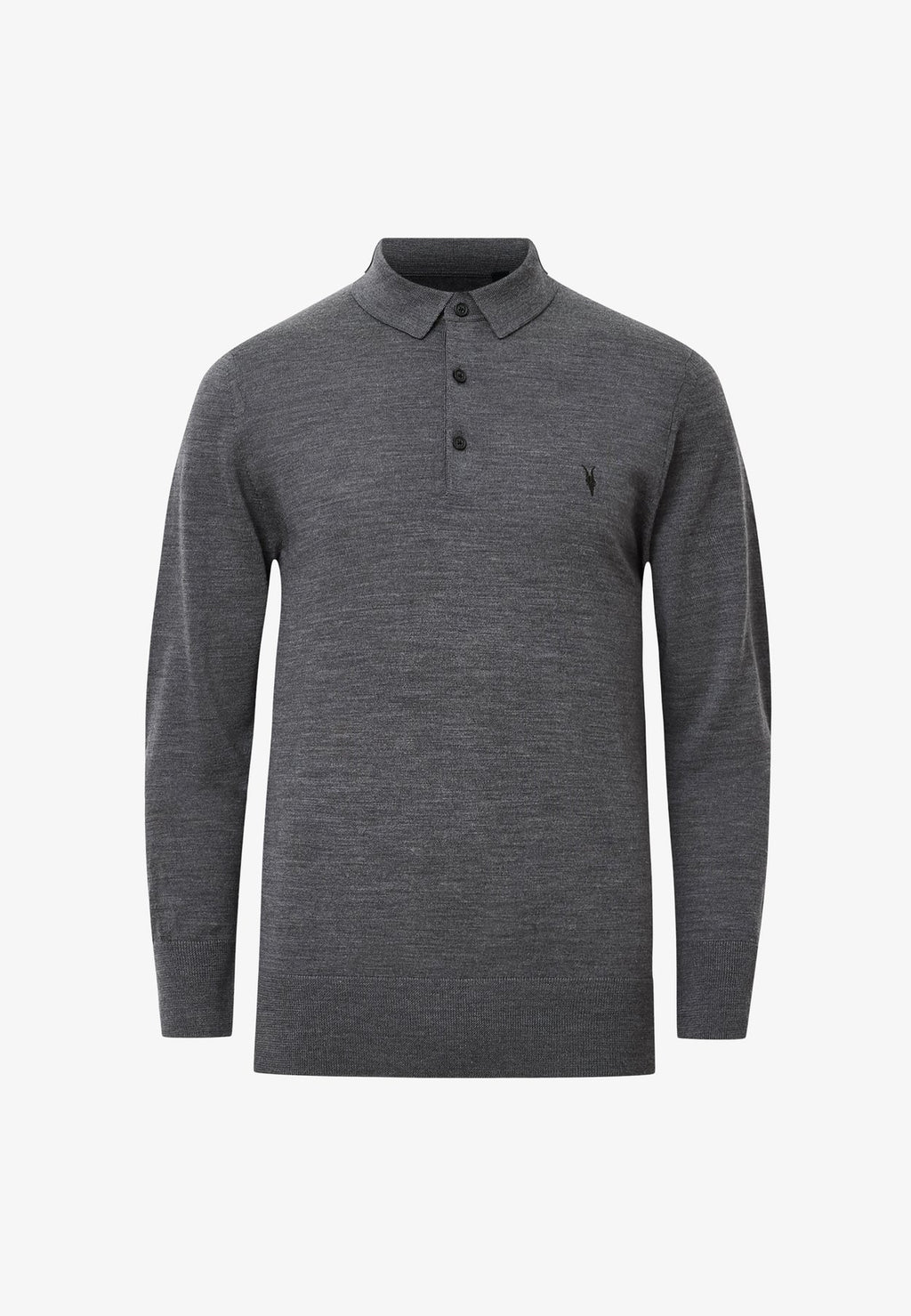 AllSaintsMODE MERINO LS POLO - Strickpullover