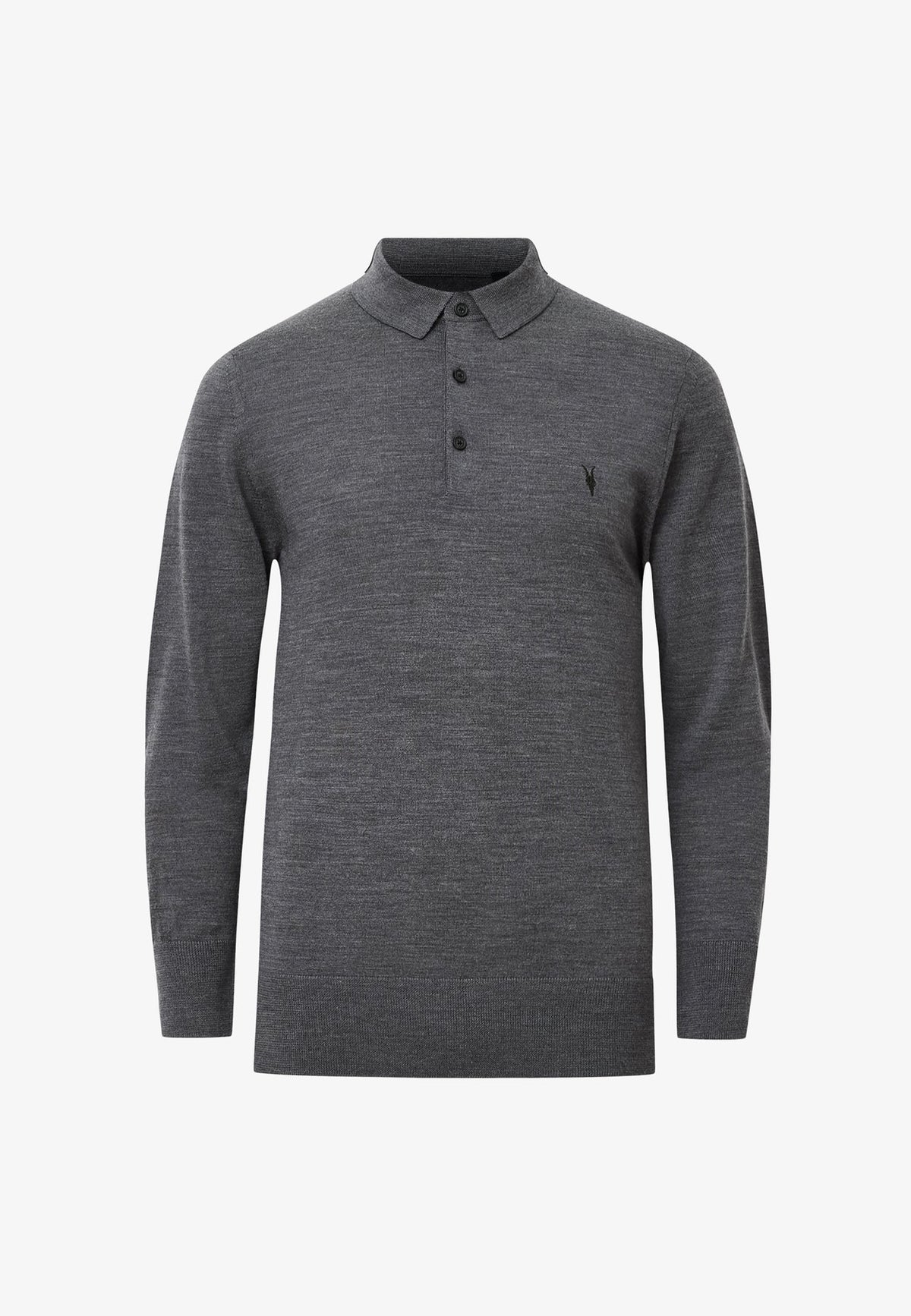 AllSaintsMODE MERINO LS POLO - Strickpullover