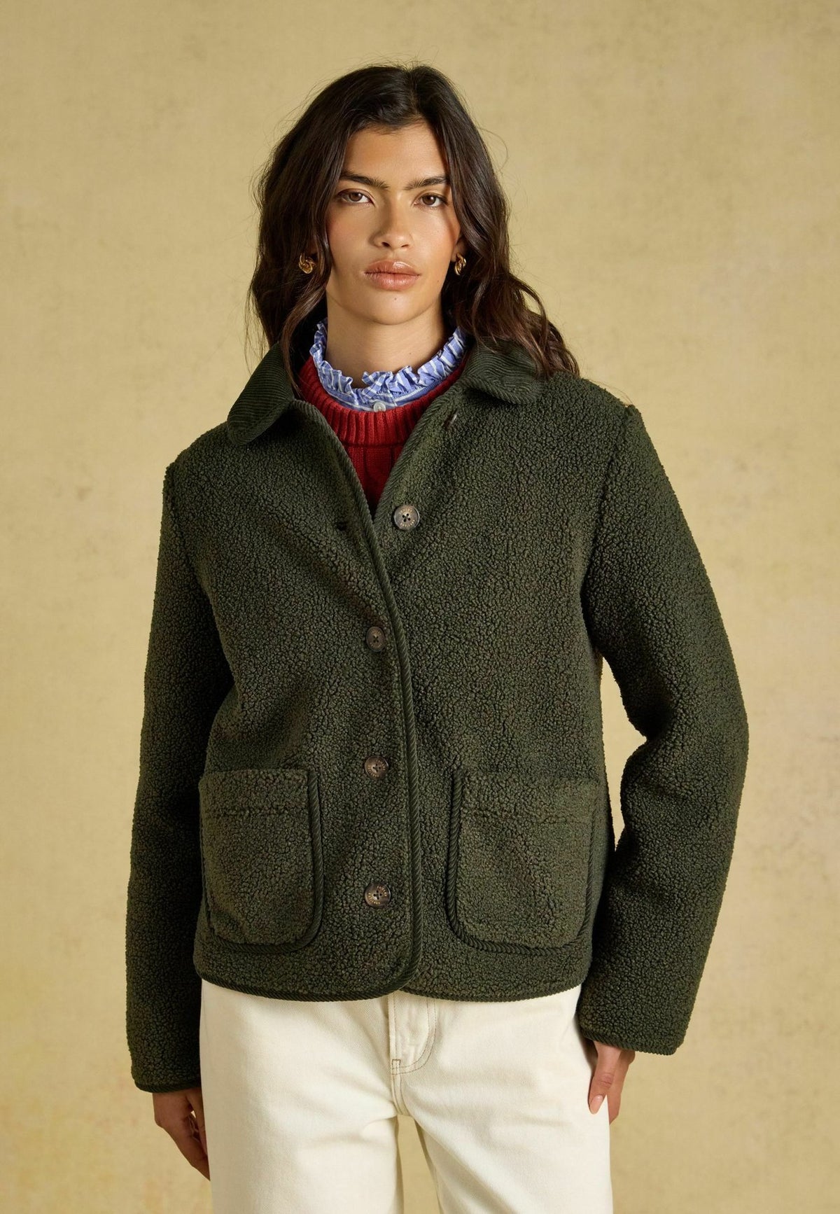 Tom JouleSADIE BUTTON THROUGH FLEECE JACKET - Fleecejacke