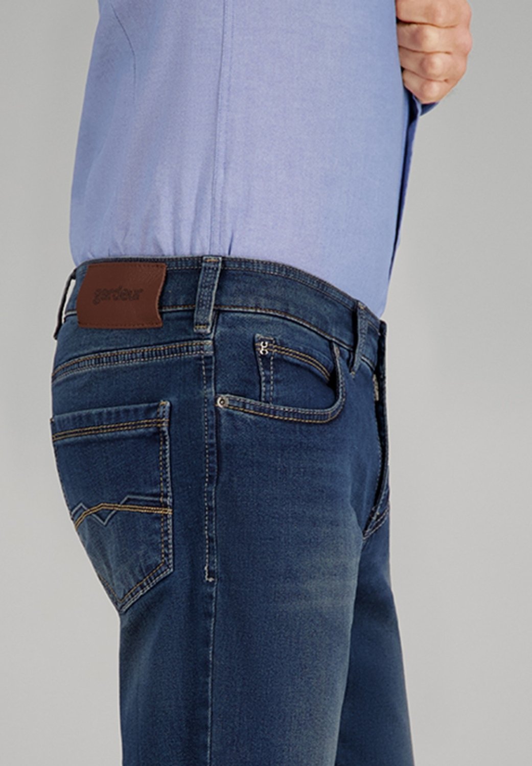 GardeurBATU-2 SUPERFLEX - Jeans Straight Leg