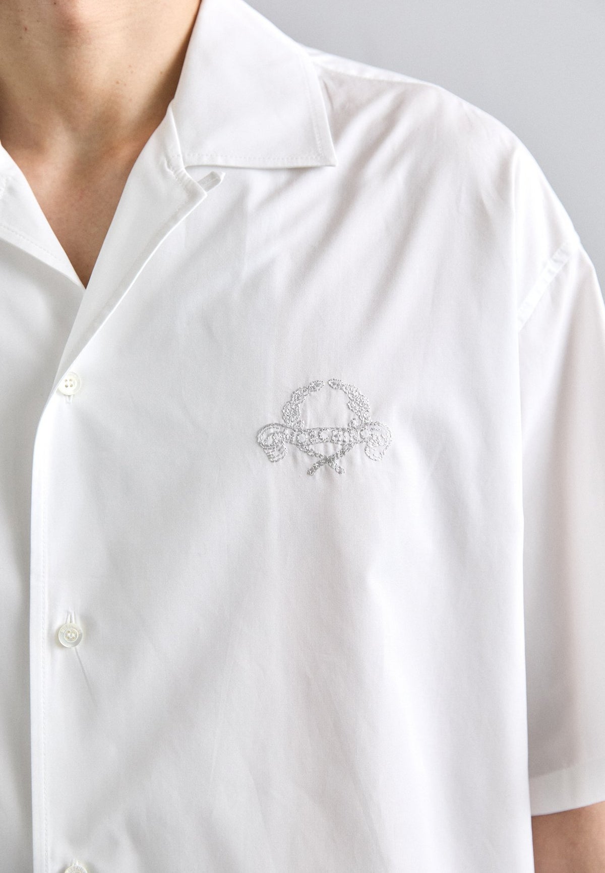 MOSCHINOLAUREL CROWN LOGO - Hemd