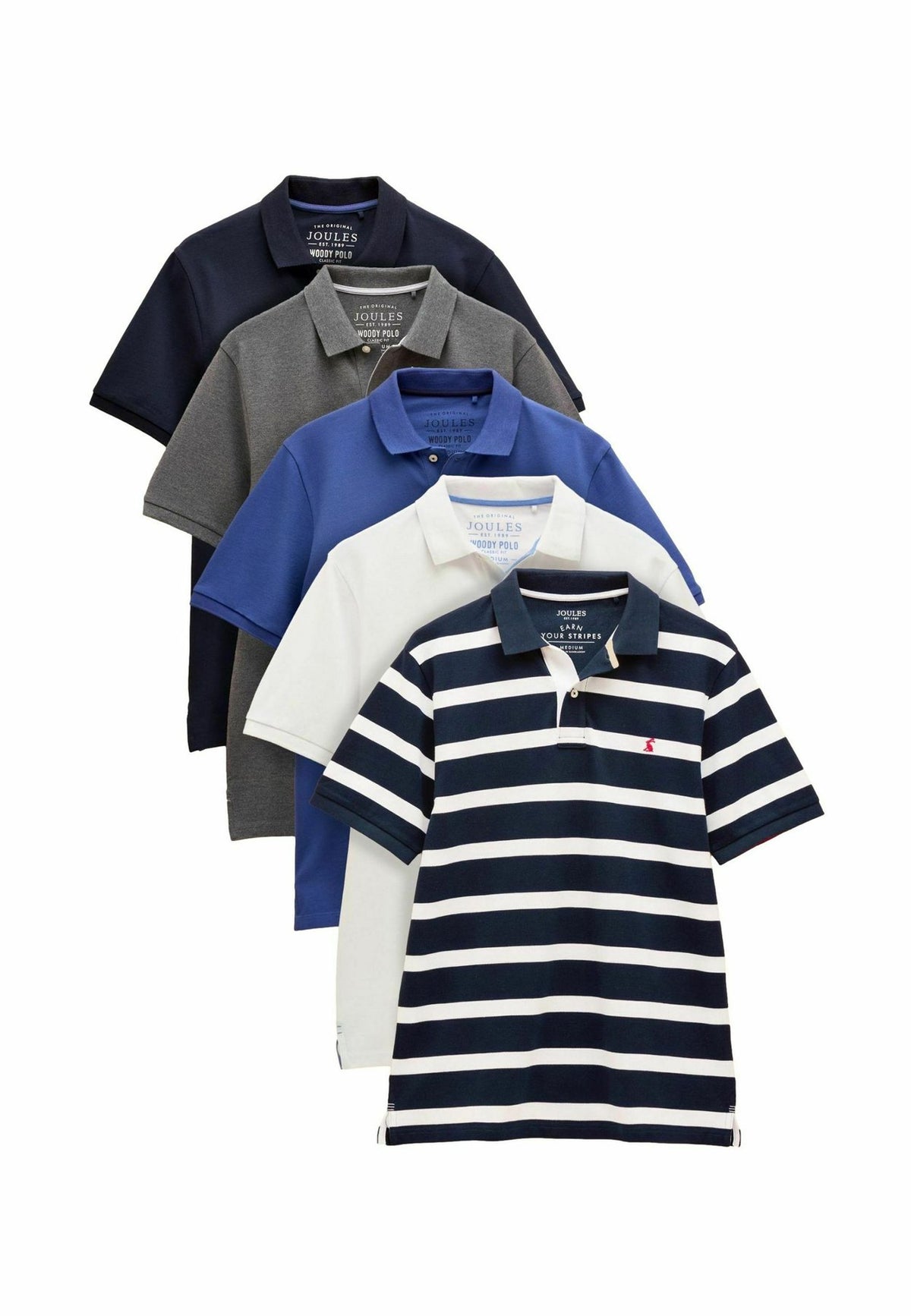 Tom JouleREGULAR FIT - POLO SHIRTS 5 PACK . - Poloshirt