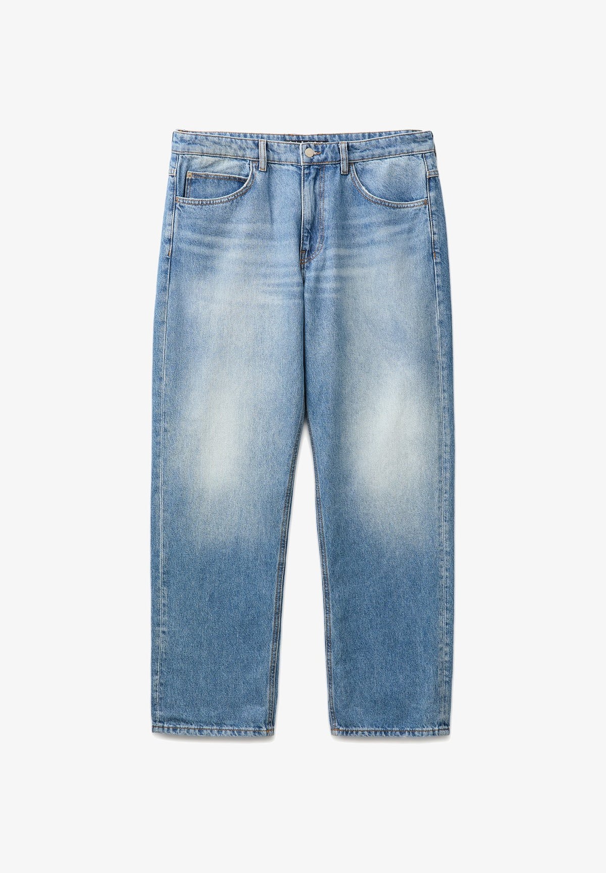 Sisley5-POCKET DENIM, STRAIGHT LEG, REGULAR WAIST, VINTAGE WASH.. - Jeans Straight Leg