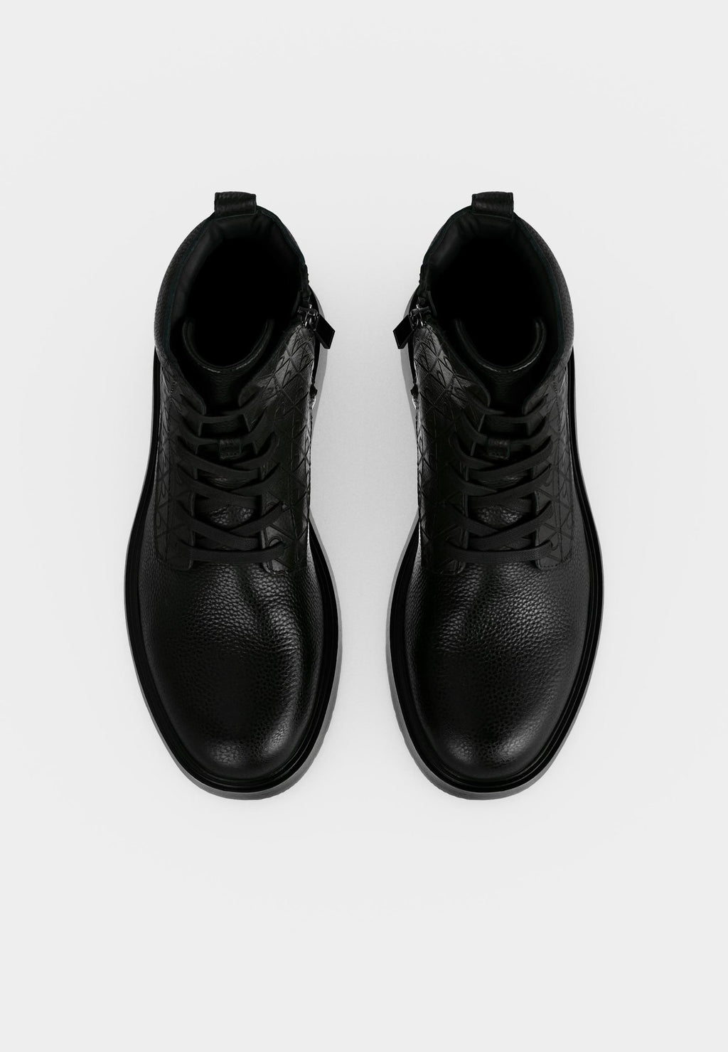 Calvin KleinCOMBAT LACE UP ZIP BOOT - Schnürstiefelette