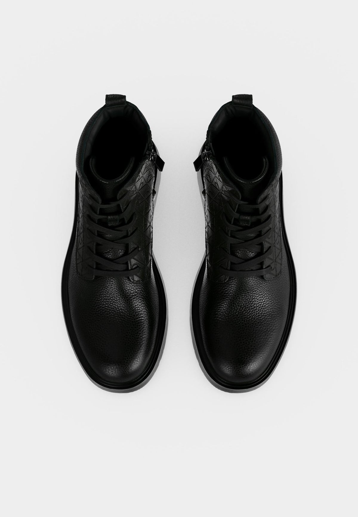 Calvin KleinCOMBAT LACE UP ZIP BOOT - Schnürstiefelette