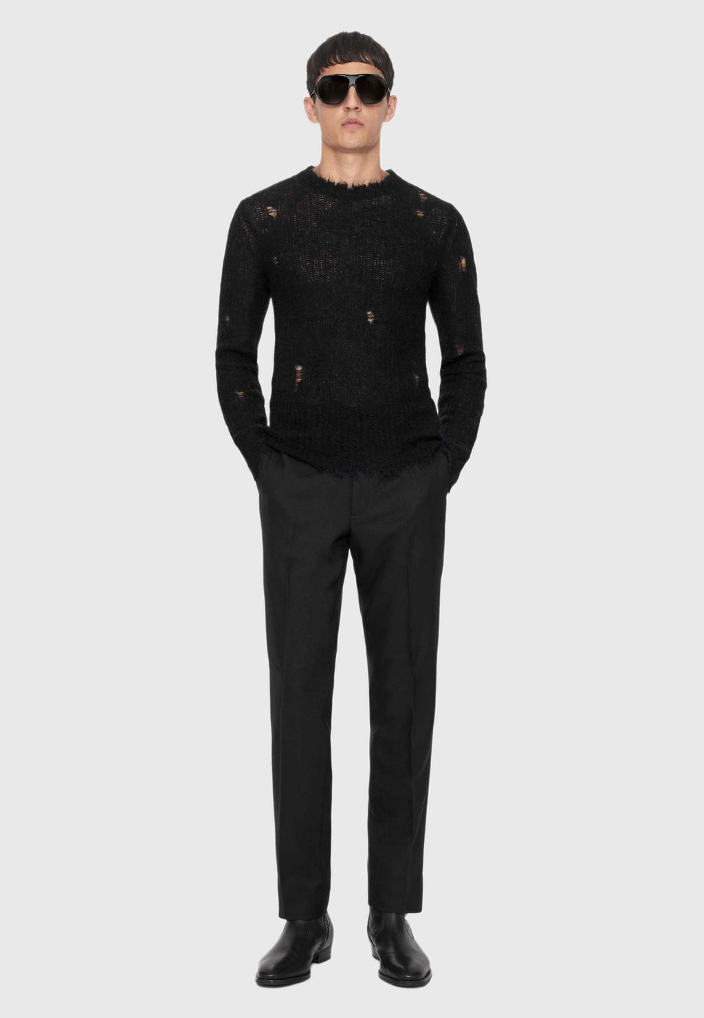 AllSaintsBLUNT TROUSER - Anzughose
