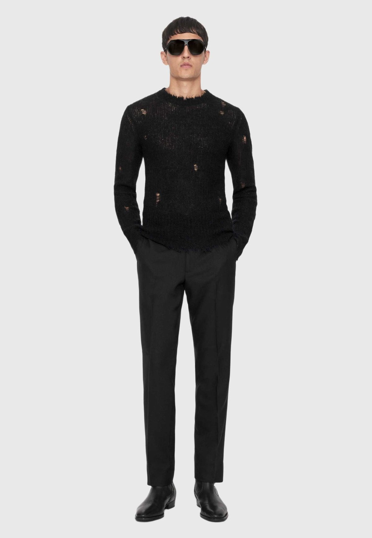 AllSaintsBLUNT TROUSER - Anzughose