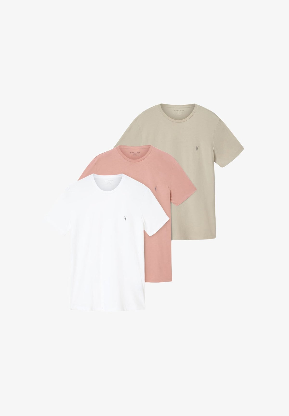 AllSaintsTONIC CREW 3 PACK - T-Shirt basic