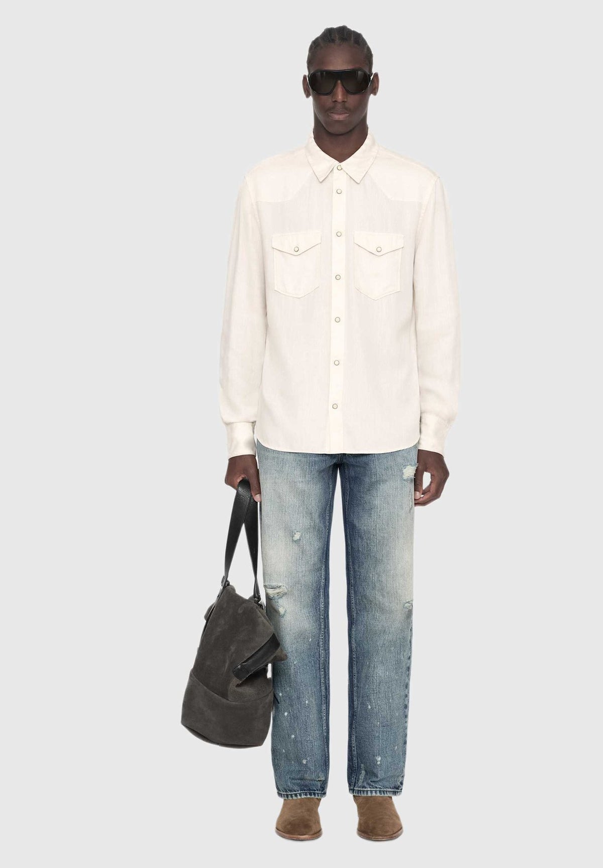 AllSaintsHANWAY LS SHIRT . - Hemd