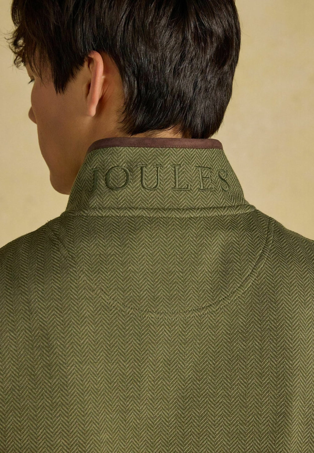 Tom JouleHERRINGBONE QUARTER ZIP SWEATSHIRT - Sweatshirt