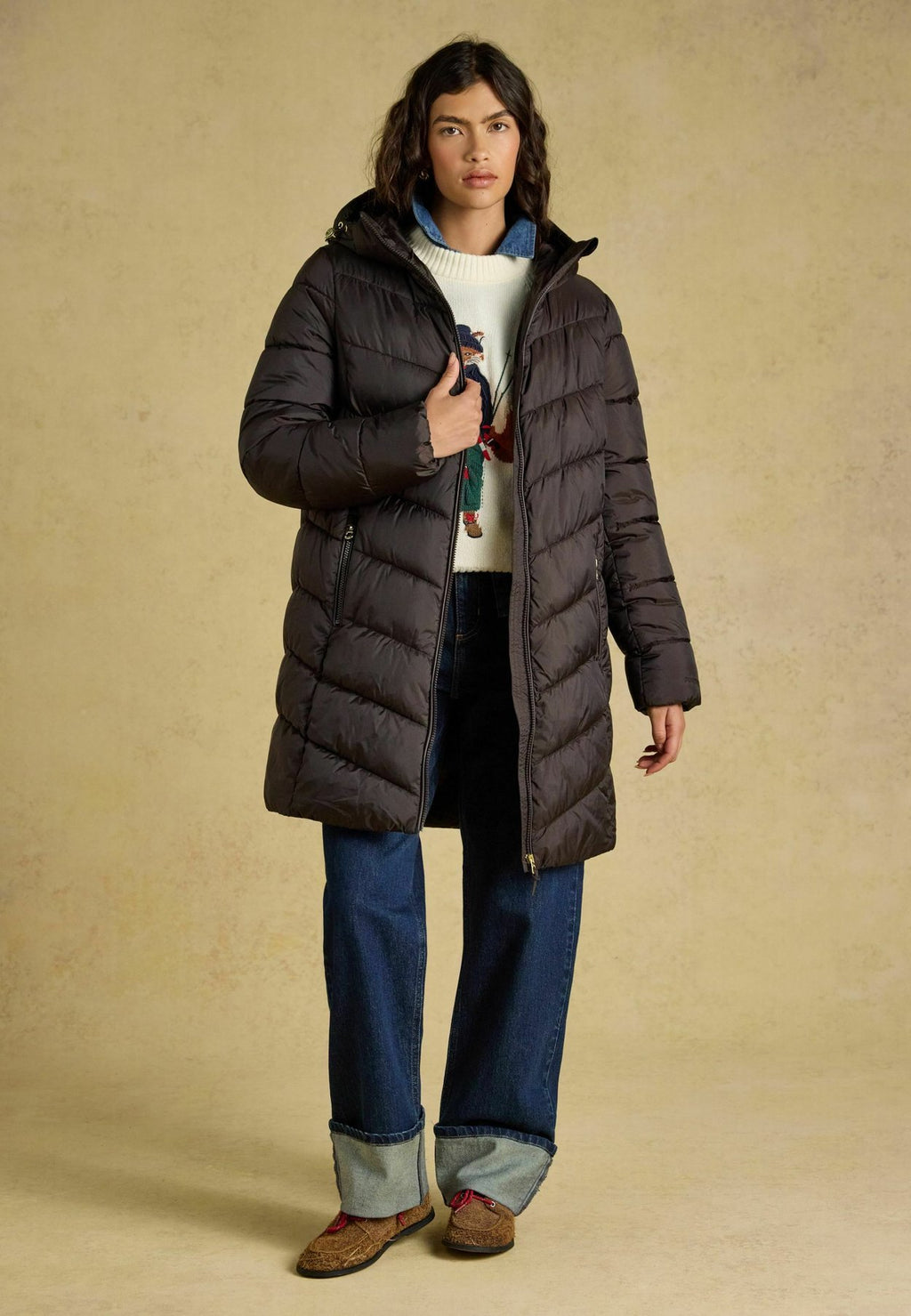 Tom JouleREGULAR FIT-MOORSDALE MID LENGTH SHOWERPROOF PADDED - Wintermantel