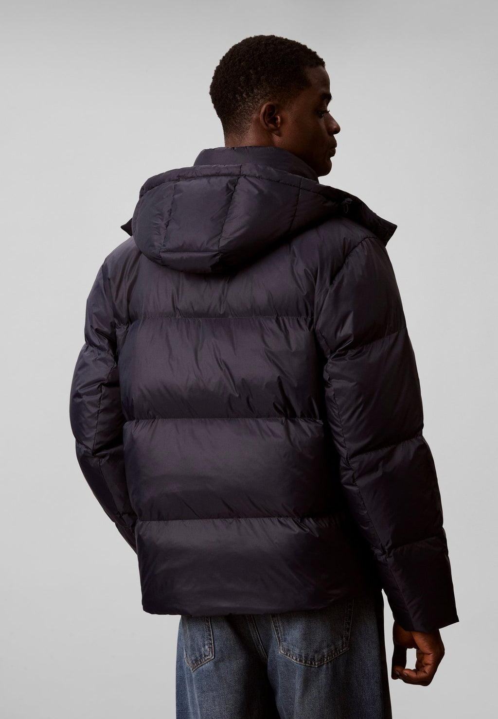 Calvin KleinREMOVABLE HOOD LOGO PUFFER JACKET - Daunenjacke