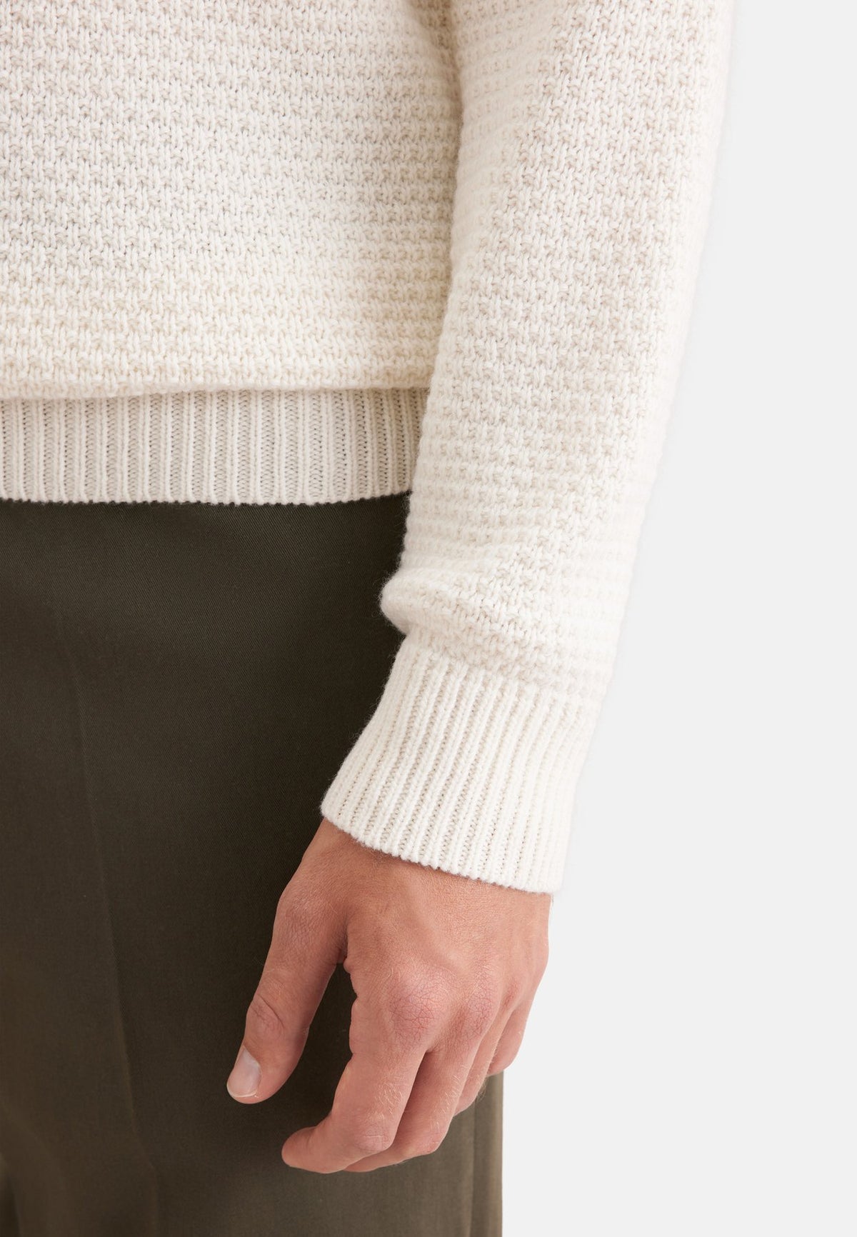 SeidenstickerCREW NECK PULLOVER RIC - Strickpullover